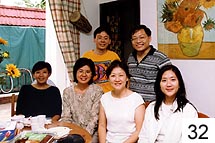 Back: Soo Leang, Koah Fong. Front: Geok Fong, Kwai Kheng, Chui Lian, Poh Tin